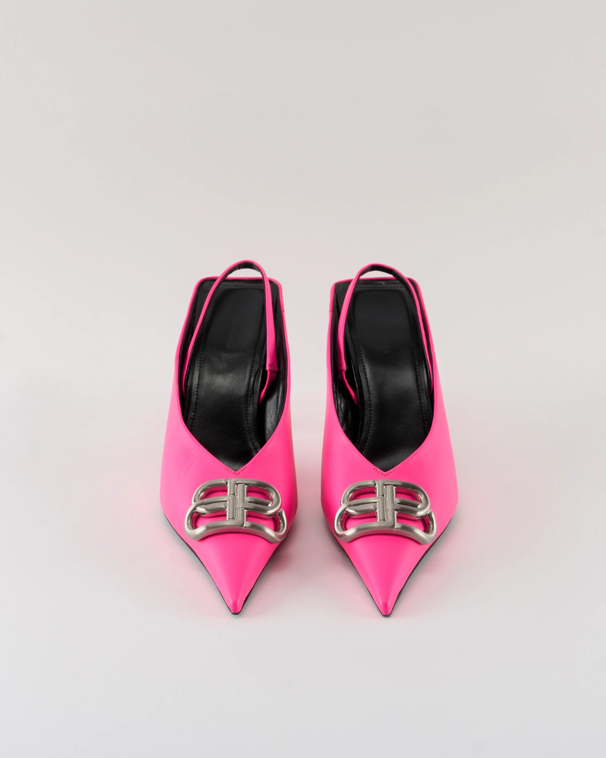 Balenciaga Square Knife Bb Slingback Mules