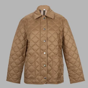 Burberry Check Motif Quilted Jacket