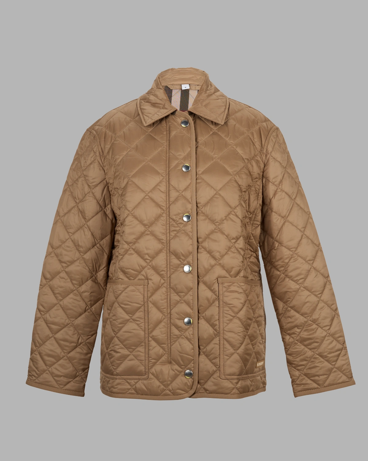 Burberry Check Motif Quilted Jacket