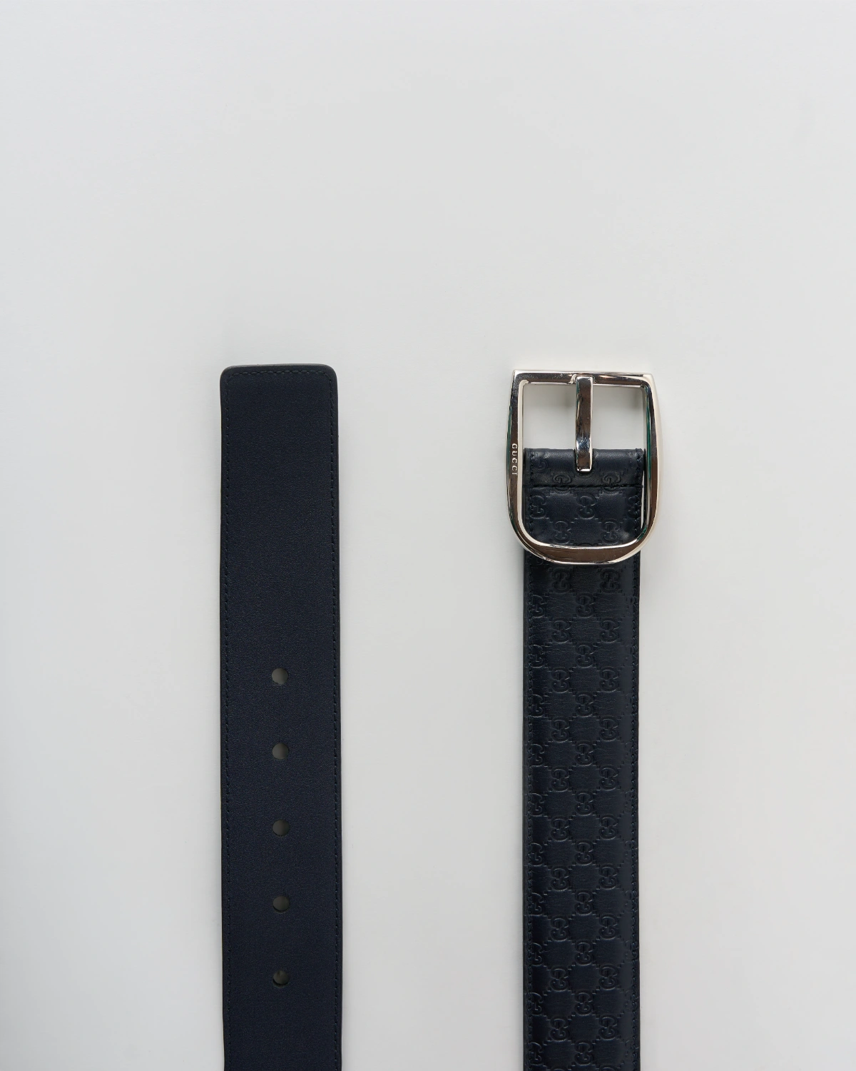 Gucci Embossed Leather Belt