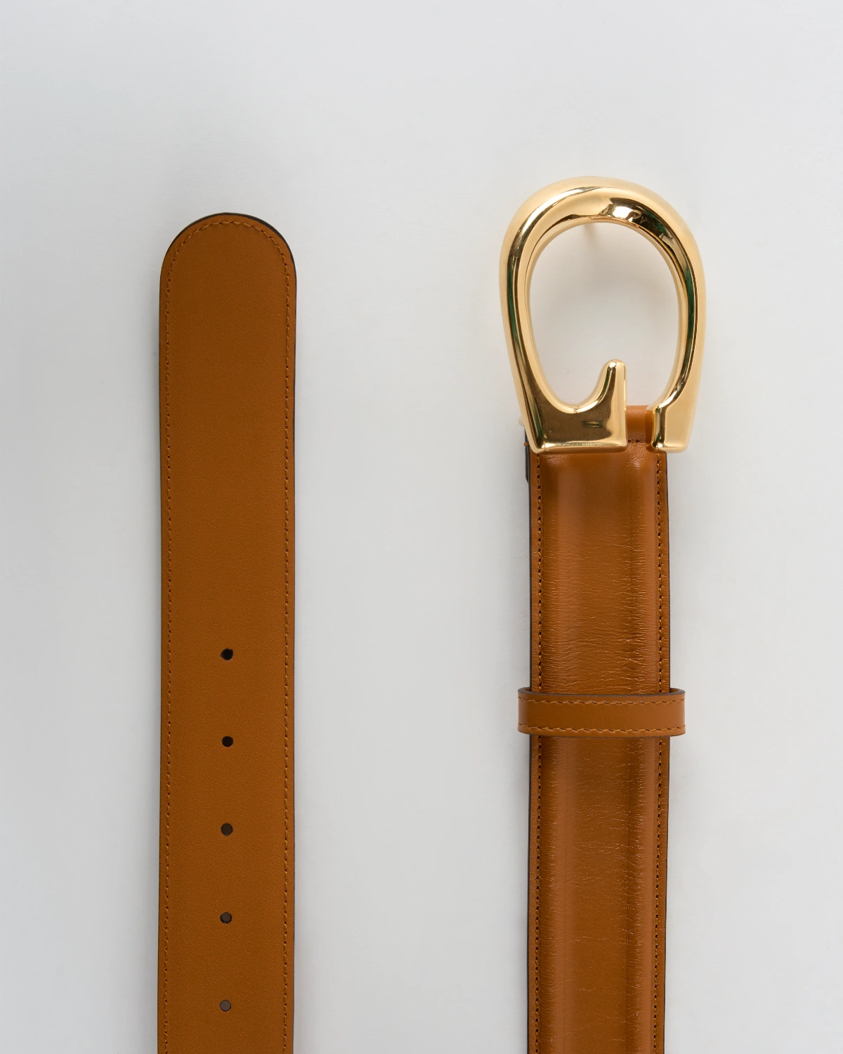 Gucci G Buckle Leather Belt