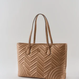 Gucci Gg Marmont Quilted Leather Tote Bag