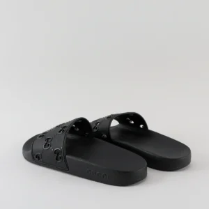 Gucci GG Monogram Cut Slides