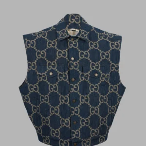 Gucci Jumbo GG Denim Vest