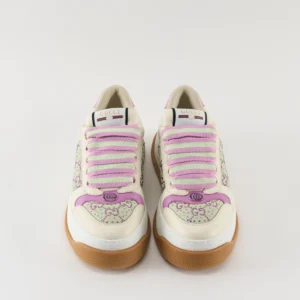 Gucci Screener Leather/canvas Sneakers