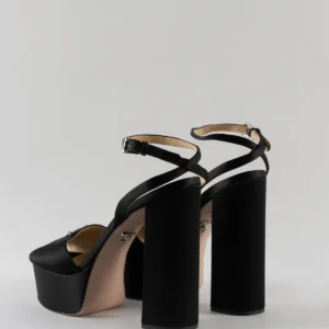 Prada Satin Platform Heels