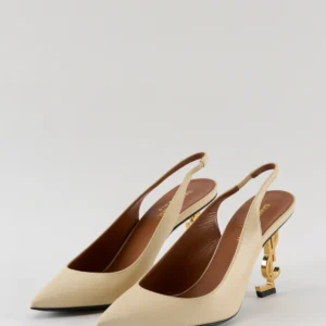 Saint Laurent Calfskin Opyum Slingback Pumps