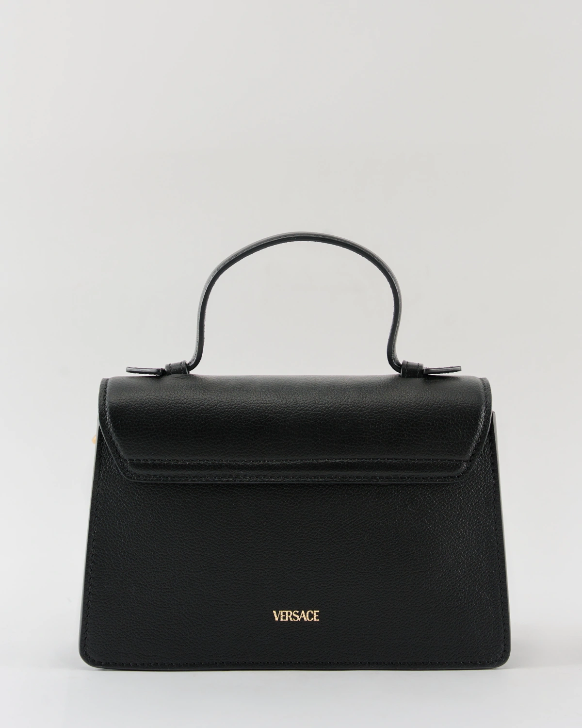 Versace La Medusa Top Handle Bag Black