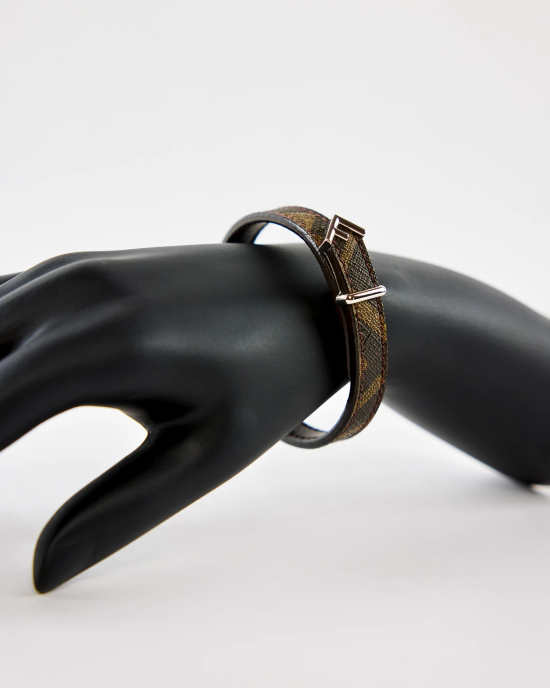 Fendi Five Leather Bracelet