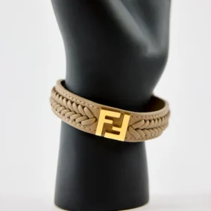 Fendi Forever Leather Bracelet