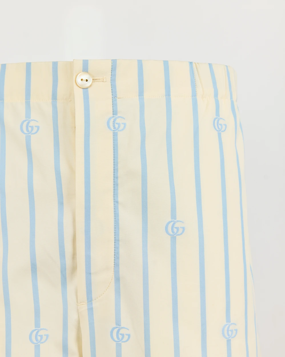Gucci GG Stripe Cotton Bermuda Shorts
