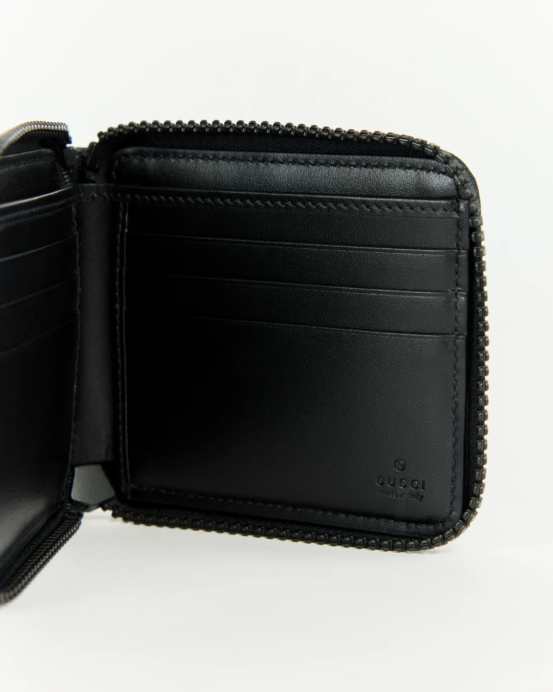 Gucci GG Supreme Canvas Zip Wallet