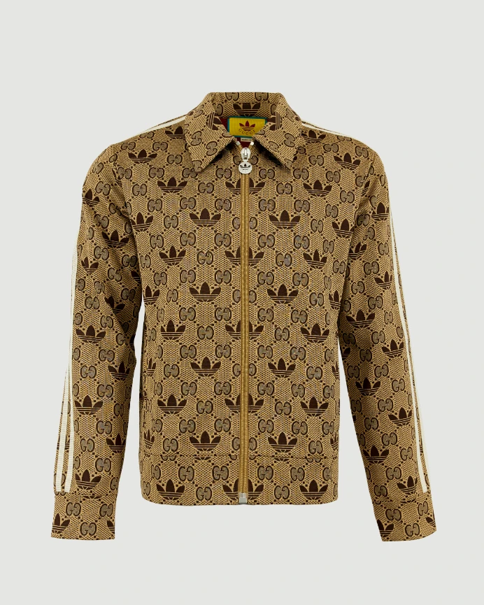 Gucci x Adidas GG Trefoil Zip Jacket
