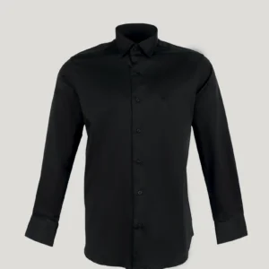 Roberto Cavalli Embroidered Logo Long Sleeve Shirt