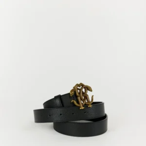 Roberto Cavalli Grained Leather Belt