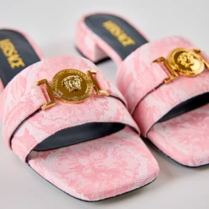 Versace Brocade Flats