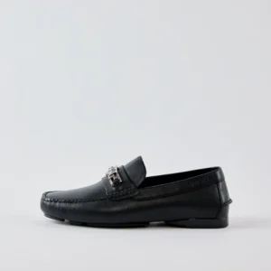 Versace Greca Medusa Leather Slip On Loafer