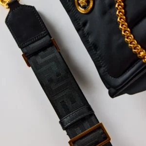 Versace La Medusa Nylon Crossbody Bag