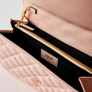 Versace La Medusa Quilted Shoulder Bag