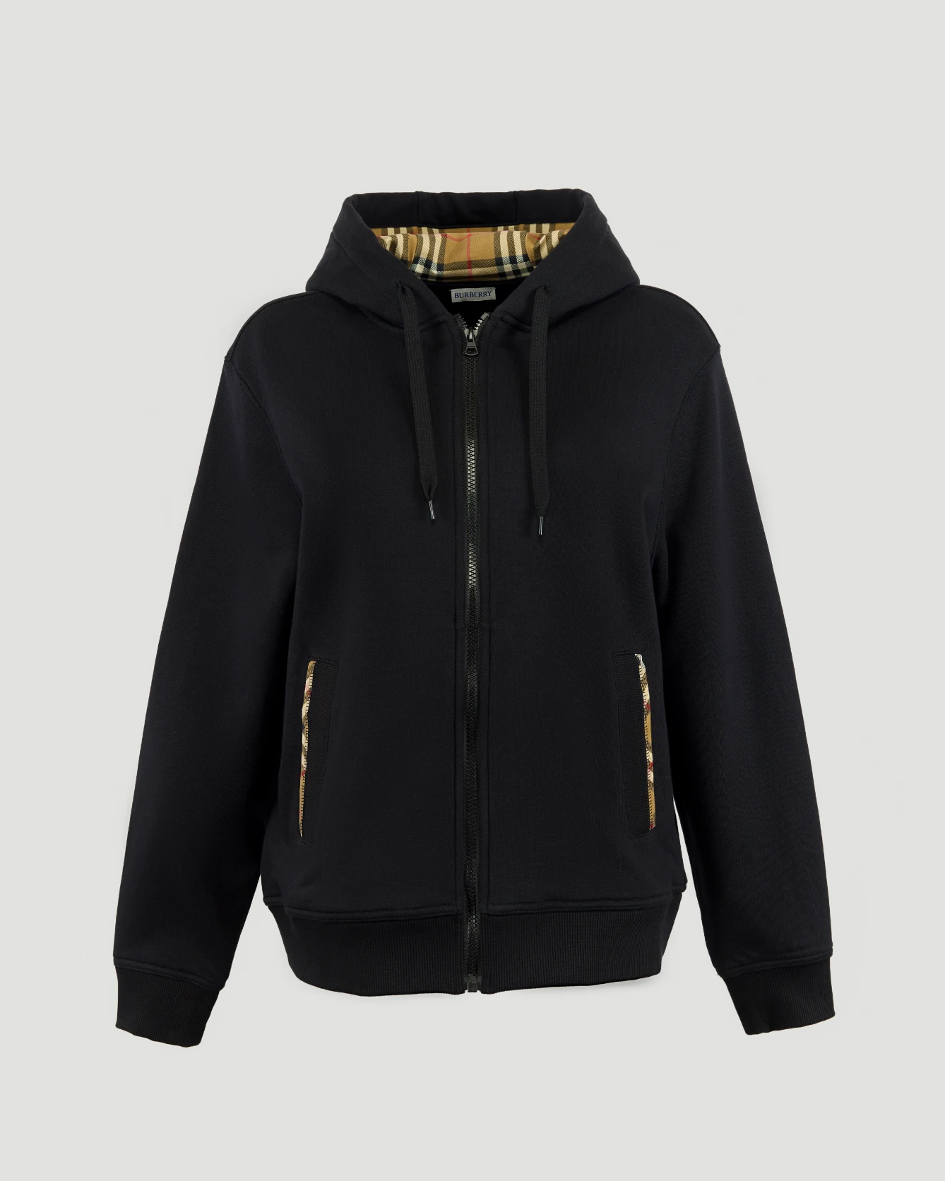 Bubrerry Check Zip Hoddie