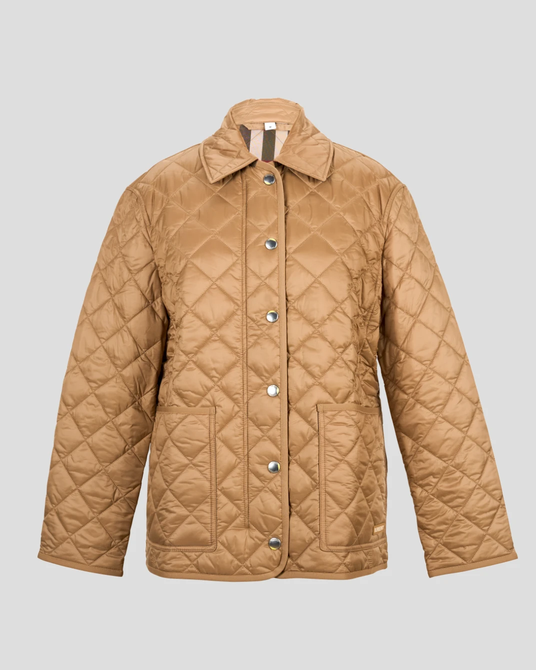 Burberry Check Motif Quilted Jacket